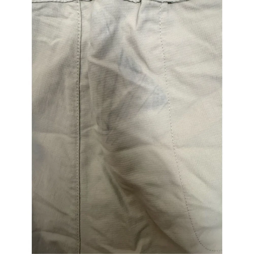 Columbia Shorts Beige Women’s 22W  Cargo Lightweight Outdoor Hiking 6” inseam Pa